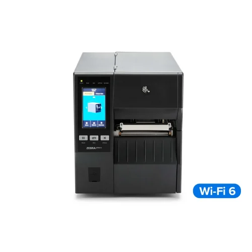 ZEBRA Termal Transfer Barkod Etiket Yazıcı ZT411 - 12 dot/mm (300 Dpi ) Wi-Fi 6 802.11ax Model No: ZT41143-T0EG000Z