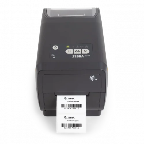 ZEBRA ZD411 Termal Transfer Barkod Etiket Yazıcı 203 Dpi, USB, USB Host, Modular Connectivity Slot, WiFi Kablosuz, Bluetooth BT4, Model No: ZD4A022-T0EW02EZ