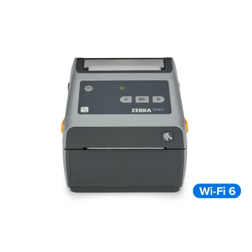 ZEBRA ZD621 Direkt Termal Barkod Etiket Yazıcı 300 Dpi, USB, USB Host, Ethernet, Seri, WiFi Kablosuz, Bluetooth BT4, Model No: ZD6A043-D0EL02EZ