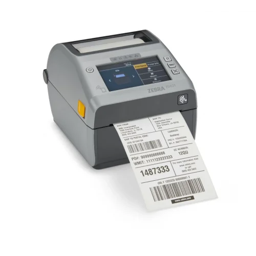 ZEBRA ZD621 Direkt Termal Barkod Etiket Yazıcı Renkli Dokunmatik LCD Ekran, 203 Dpi, USB, USB Host, Ethernet, Seri, BTLE5, Etiket Sıyırıcı, Model No: ZD6A142-D1EF00EZ