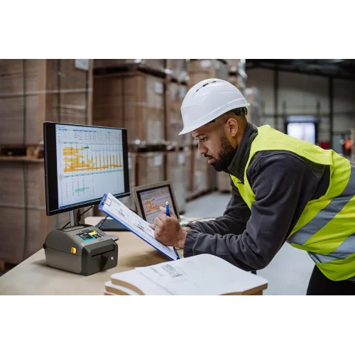 ZEBRA ZD621 Direkt Termal Barkod Etiket Yazıcı Renkli Dokunmatik LCD Ekran, 300 Dpi, USB, USB Host, Ethernet, Seri, WiFi Kablosuz, Bluetooth BT4, Model No: ZD6A143-D0EL02EZ