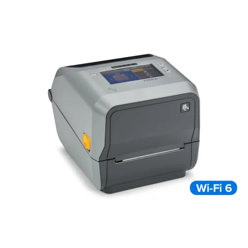 ZEBRA ZD621 Termal Transfer Barkod Etiket Yazıcı 4.3 Renkli Dokunmatik LCD Ekran; 300 Dpi, USB, USB Host, Ethernet, Seri, WiFi Kablosuz, Bluetooth BT4, Kesici, Model No: ZD6A143-32EL02EZ