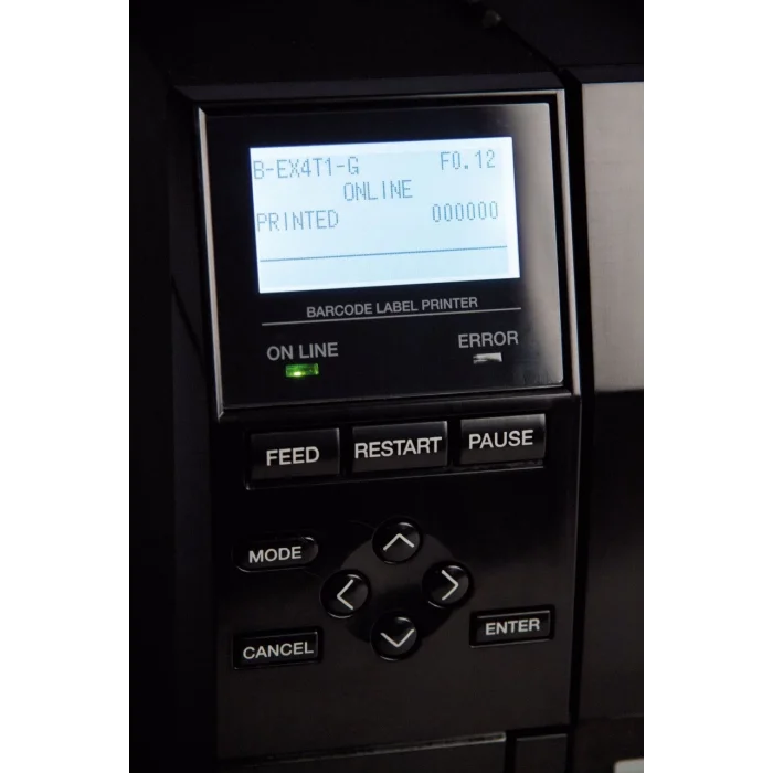 TOSHiBA B-EX4T1 NE Termal Transfer, 203 Dpi USB Ethernet, Endüstriyel Barkod Etiket Rulo Yazıcı