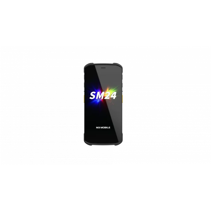 M3 MOBILE SM24X Android El Terminali 4G Wi-Fi 6E BT 5.3 NFC, 8GB/128GB, CM60E 2D Okuyucu