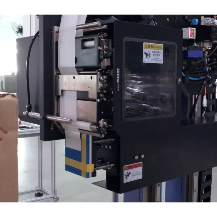 Motiva Termal Transfer Asansörlü Otomatik Yüksekliğe Göre 4 113mm Etiket Yaz Yapıştır ( Print & Apply ) Yazıcı ile Beraber Tam Set