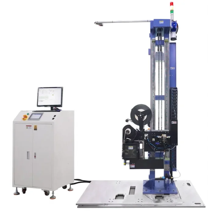 Motiva Termal Transfer Asansörlü Otomatik Yüksekliğe Göre 8 210mm Etiket Yaz Yapıştır ( Print & Apply ) Yazıcı ile Beraber Tam Set