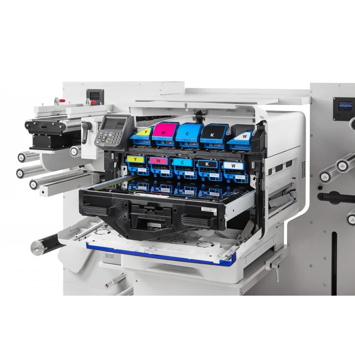 Oki ES9542R 5 Renkli CMYKW 330mm Rulodan Ruloya Etiket ve Karton Yazıcı