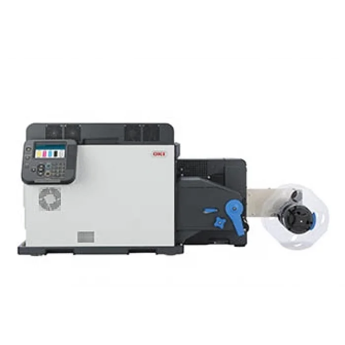 Oki Pro1050 5 Renkli LED CMYKW Kuru Toner 130mm Rulo Etiket Yazıcı