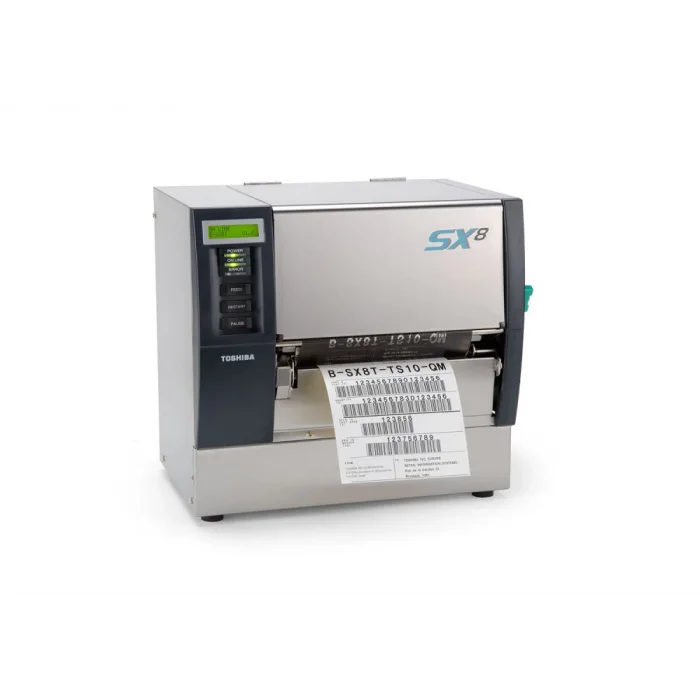 TOSHiBA B-SX8T Termal Transfer, 305 Dpi USB Ethernet, Endüstriyel Barkod Etiket Rulo Yazıcı