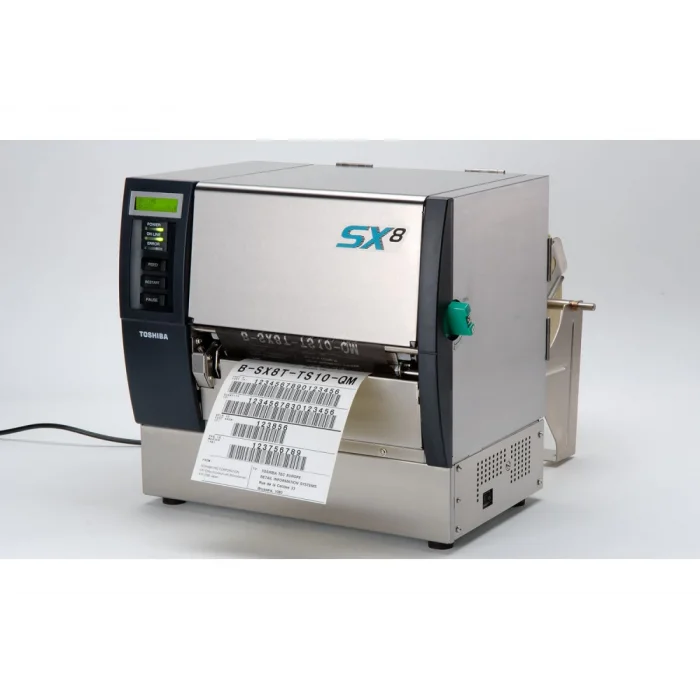 TOSHiBA B-SX8T Termal Transfer, 305 Dpi USB Ethernet, Endüstriyel Barkod Etiket Rulo Yazıcı