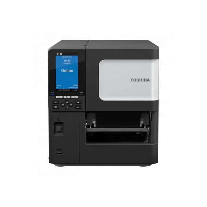 TOSHiBA BX430T Flat Termal Transfer, 600 Dpi USB Ethernet, Premium Endüstriyel Barkod Etiket Yazıcı