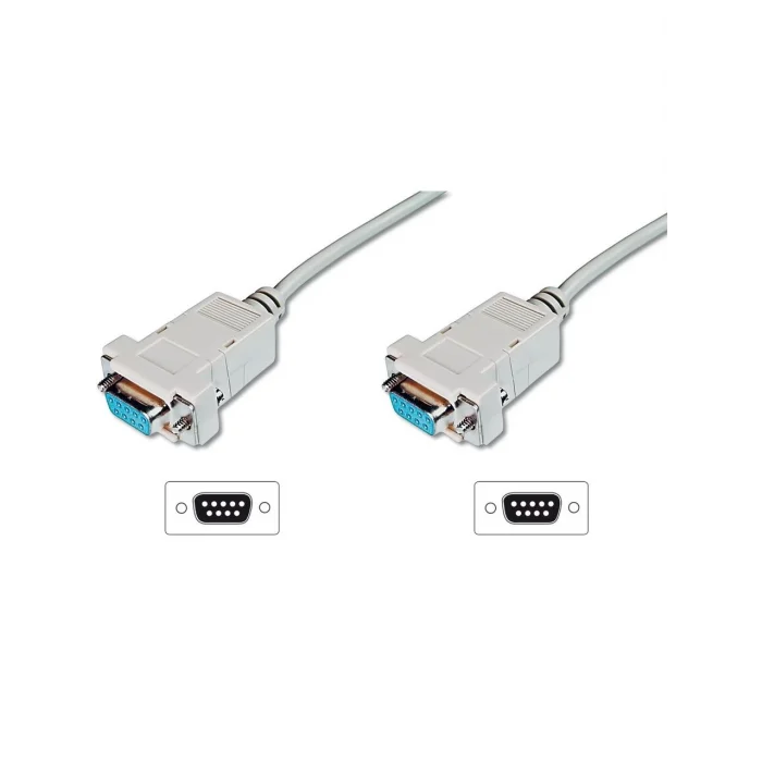 TSC Baskı Motoru İçin Seri 1.8 m, 9 Pin / Bej Kablo