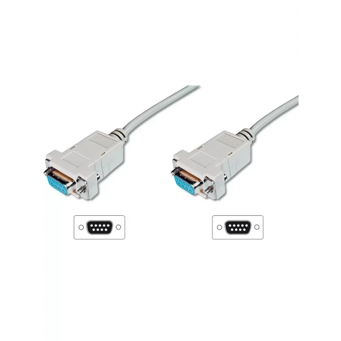 TSC Baskı Motoru İçin Seri – 1,8 m, 9 pin / bej Kablo