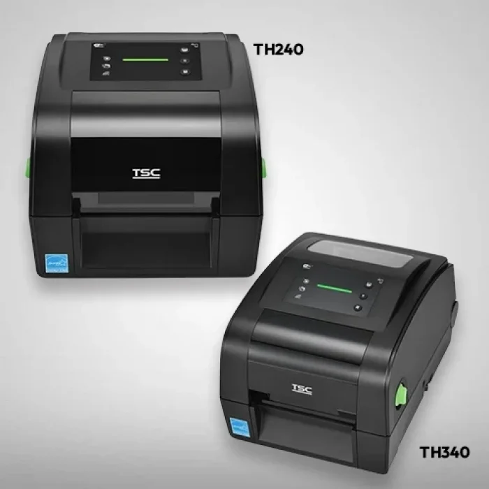 TSC TH340 Termal Transfer, 300 Dpi Masaüstü Premium Barkod Etiket Rulo Yazıcı