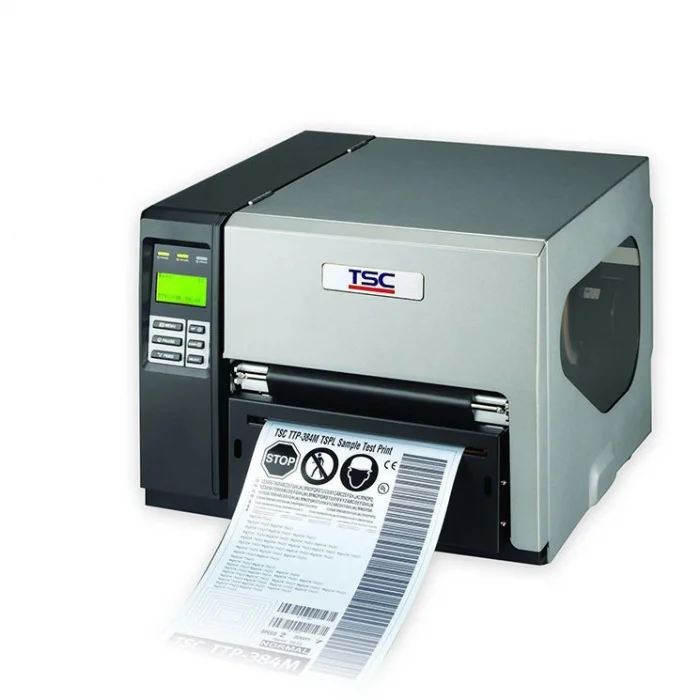 TSC TTP-346MT Termal Transfer, 300 Dpi USB Ethernet, Endüstriyel Barkod Etiket Rulo Yazıcı