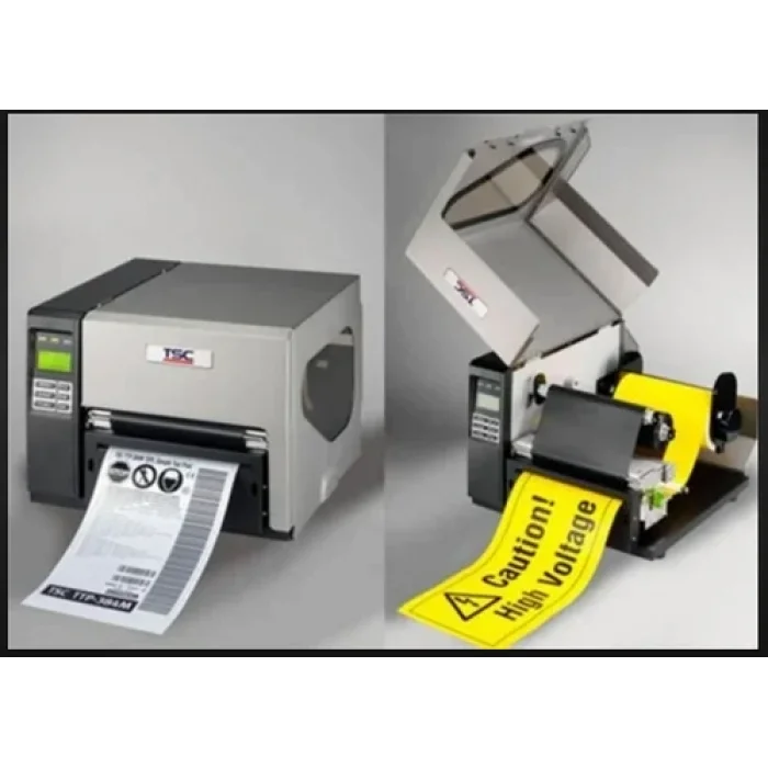 TSC TTP-346MT Termal Transfer, 300 Dpi USB Ethernet, Endüstriyel Barkod Etiket Rulo Yazıcı