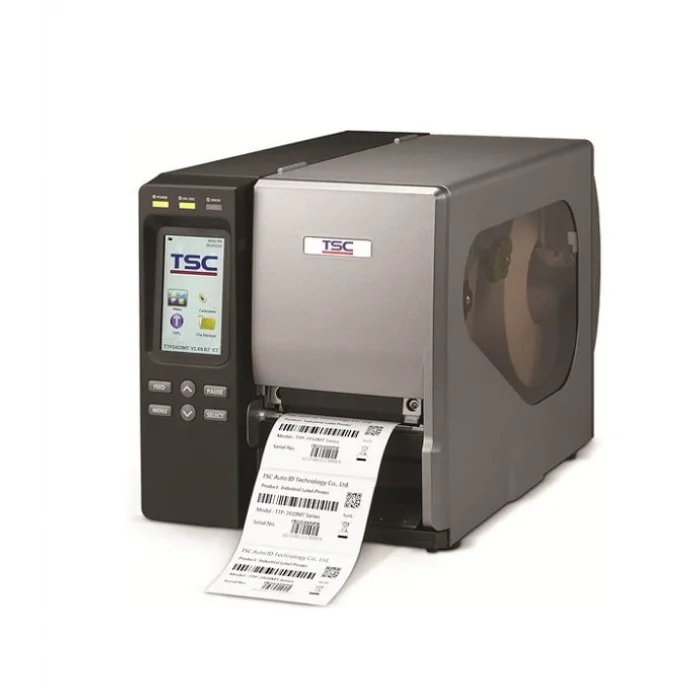 TSC TTP-2410MT Termik Transfer, 203 Dpi USB Ethernet, Endüstriyel Barkod Etiket Rulo Yazıcı