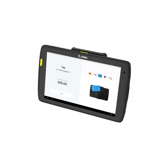 ZEBRA ET40AB-001C1B0-TR Dayanıklı Tablet, 10.1 WUXGA Ekran, WiFi 6, SE4100 Tarayıcı, 4GB RAM/64GB, 5MP/13MP Kameralar, NFC, IP65, Android GMS