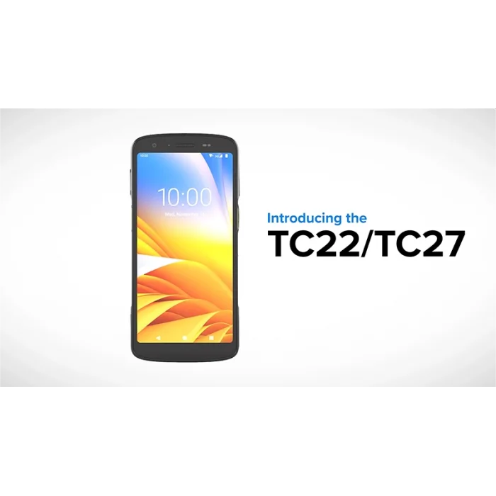 ZEBRA TC22 El Terminali, WLMT0-T22B6ABC2-TR, TC22; WLAN, Wifi 6, SE4710, 6 Ekran, 6GB/64GB, 16MP RFC, 5MP FFC, 2-Pin Arka G/Ç, Standart Pil, NFC, BT, USB-C, GMS