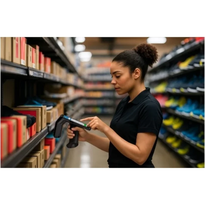 Zebra TC22R RFID Entegre Kızaklı Tabanca El Terminali, 6GB/64GB Android GMS, Wi-Fi 6E, SE4710 Okuyucu Parça No: TC2205-0G1250SS-E8