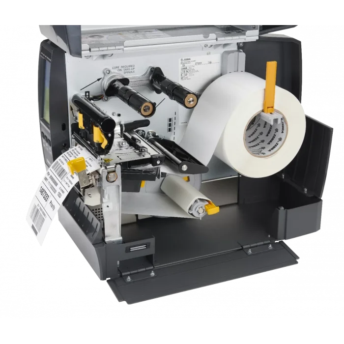 ZEBRA Termal Transfer Barkod Etiket Yazıcı ZT231 - 12 dot/mm (300 Dpi ) Etiket Sıyırıcı Taşıyıcı Sarma, USB, Ethernet Model No: ZT23143-T3E000FZ