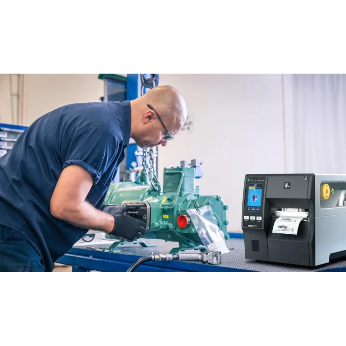 ZEBRA Termal Transfer Barkod Etiket Yazıcı ZT411 - 12 dot/mm (300 Dpi ) Liner Take-Up (Etiket Sıyırıcı) Model No: ZT41143-T3E0000Z