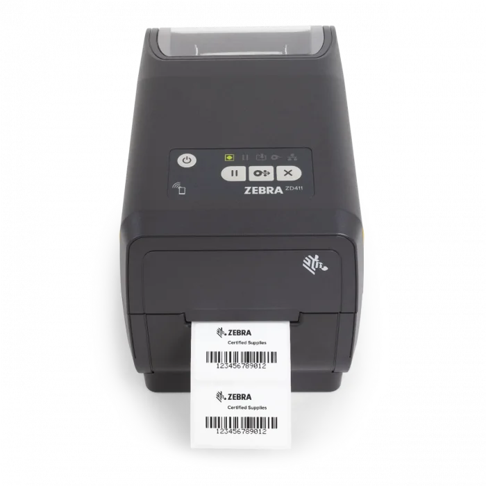 ZEBRA ZD411 Termal Transfer Barkod Etiket Yazıcı 203 Dpi, USB, USB Host, Modular Connectivity Slot, BTLE5, Model No: ZD4A022-T0EM00EZ