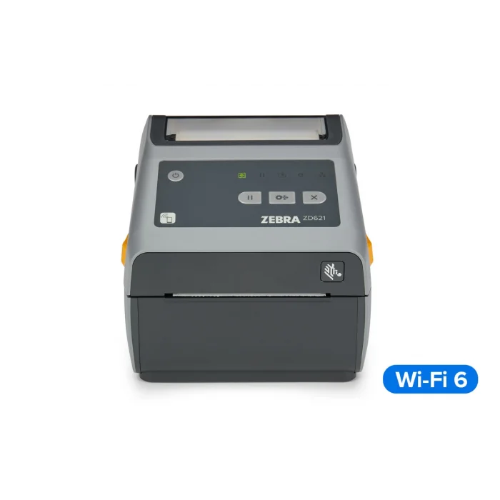 ZEBRA ZD621 Direkt Termal Barkod Etiket Yazıcı 300 Dpi, USB, USB Host, Ethernet, Seri, WiFi Kablosuz, Bluetooth BT4, Model No: ZD6A043-D0EL02EZ