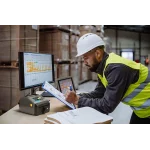 ZEBRA ZD621 Direkt Termal Barkod Etiket Yazıcı Renkli Dokunmatik LCD Ekran, 203 Dpi, USB, USB Host, Ethernet, Seri, WiFi Kablosuz, Bluetooth BT4, Kesici, Model No: ZD6A142-D2EL02EZ