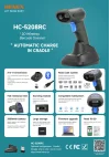 HENEX HC-5208RC 2D Kablosuz Barkod Okuyucu ve Cradle