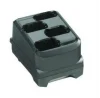 Zebra MC3300 MC3300x MC3300ax MC3400 MC3450 El Terminali Serileri ile Uyumlu 4 Yuvalı Batarya Pil Şarj Ünitesi Kit Olarak