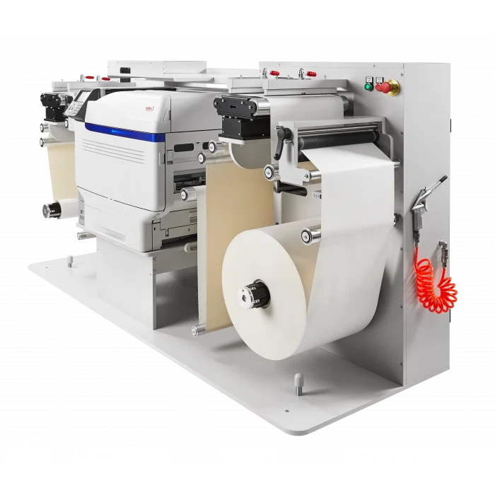 Oki ES9542R 5 Renkli CMYKW 330mm Rulodan Ruloya Etiket ve Karton Yazıcı