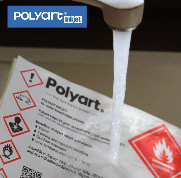 Motiva Yem Etiketi HDPE Rulo Beyaz / Mavi / Sarı / Kırmızı 120 mikron 250mt