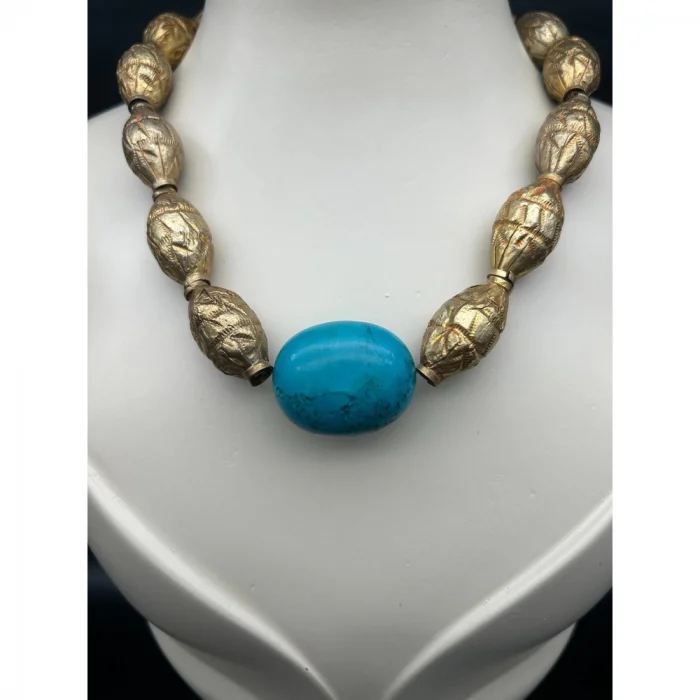Turkuaz Antik Kolye