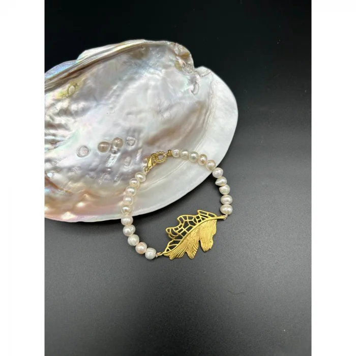 Yaprak İnci Bileklik