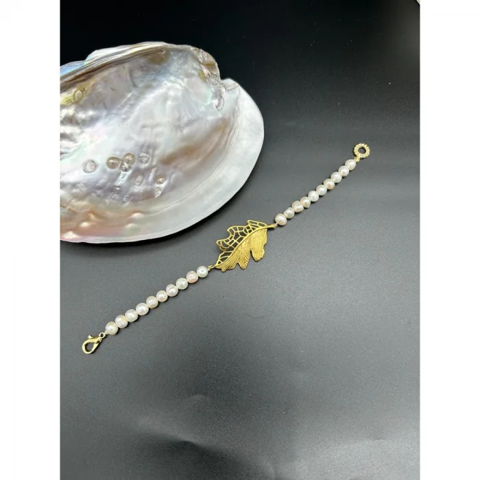 Yaprak İnci Bileklik