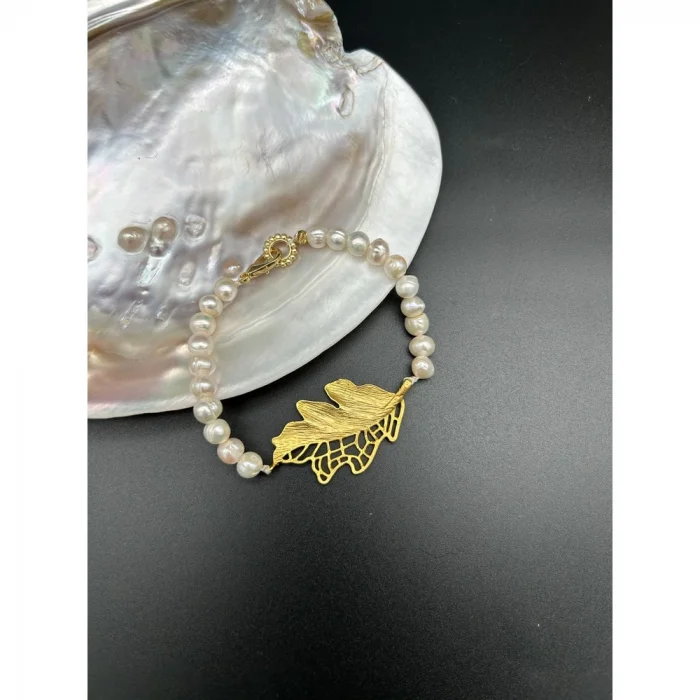 Yaprak İnci Bileklik