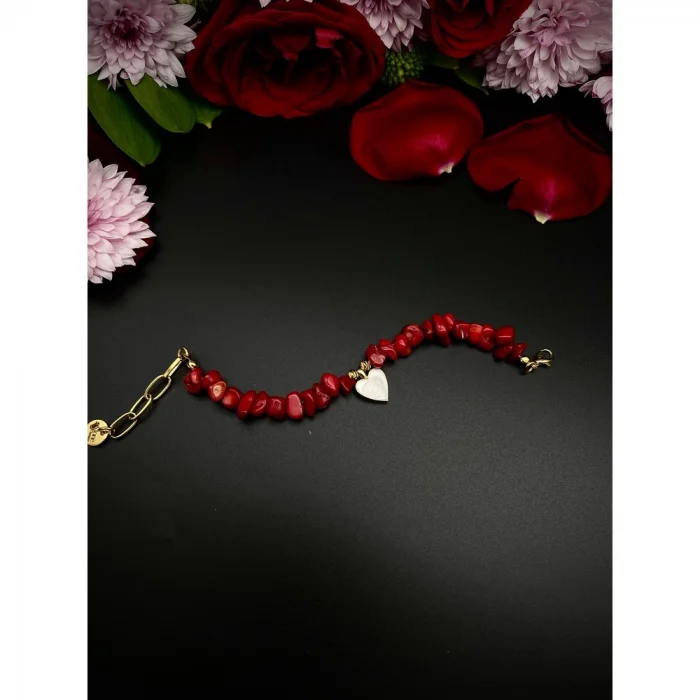 Mercan Kalp Bileklik