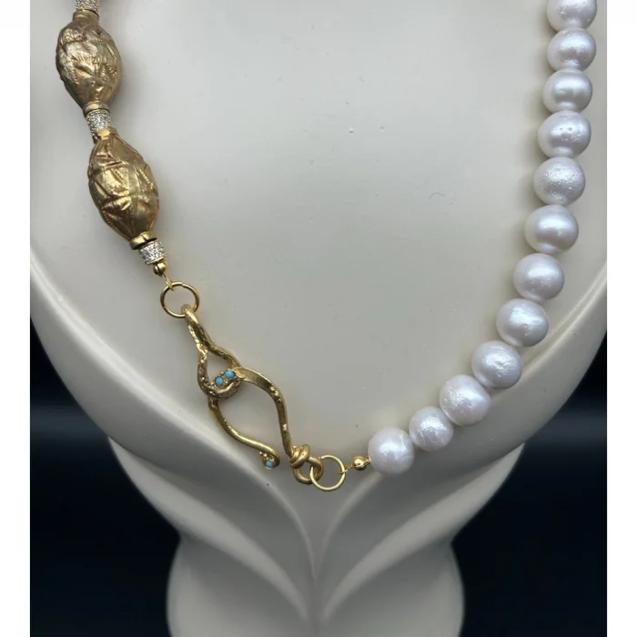 Barok İnci Otantik Kolye