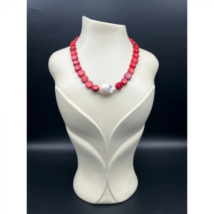 Barok İnci Mercan Kolye ve Bileklik