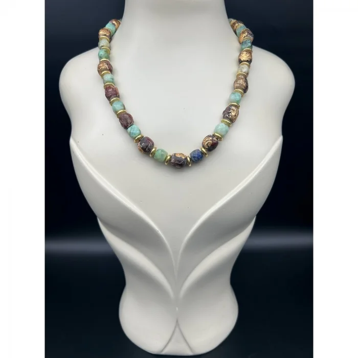 Krizokol Dekoratif Tohum Kolye ve Bileklik Set