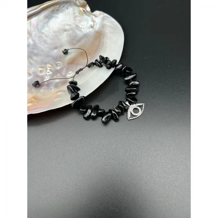 Oniks Göz Uçlu Bileklik