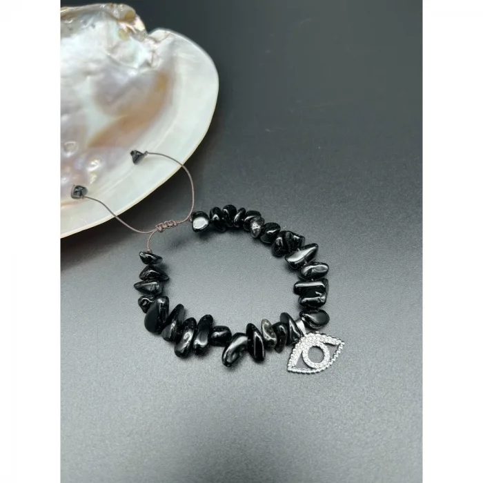 Oniks Göz Uçlu Bileklik