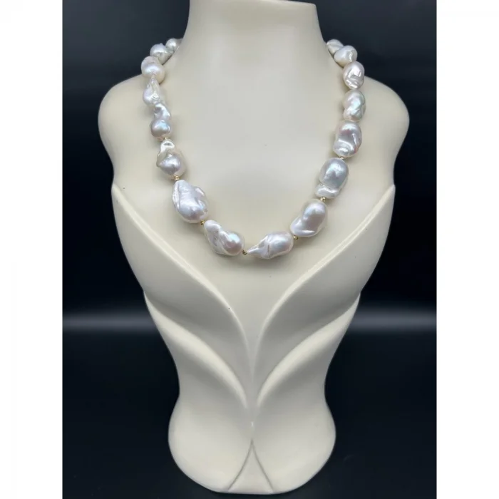 Barok İnci Gold Kolye (A+++ Kalite)