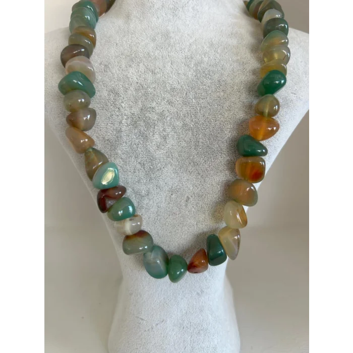 Şekilsiz Akik Kolye