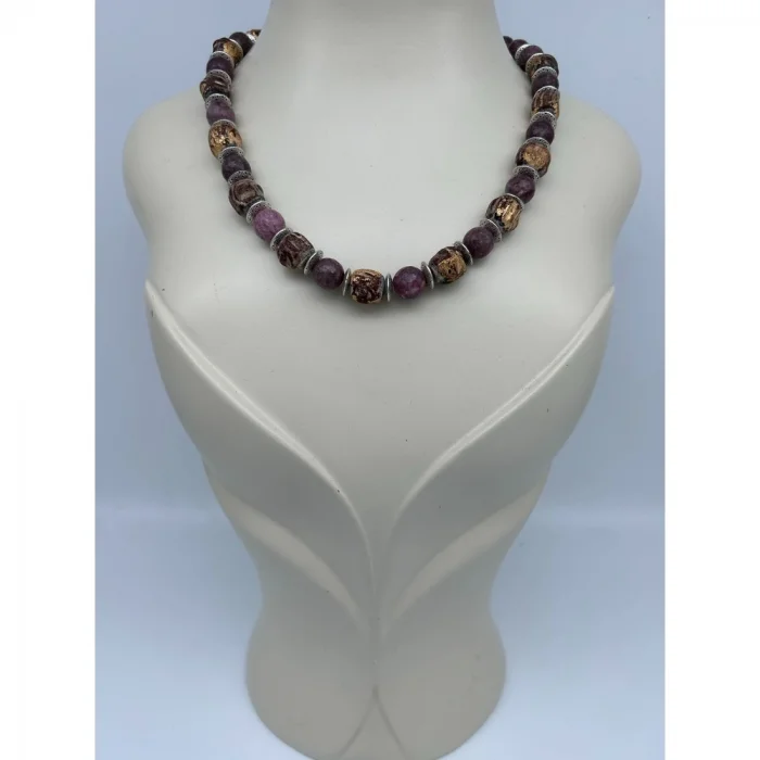 Lepidolit Tohum Kolye ve Bileklik