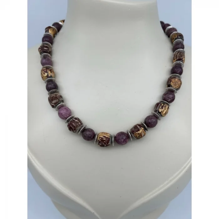 Lepidolit Tohum Kolye ve Bileklik