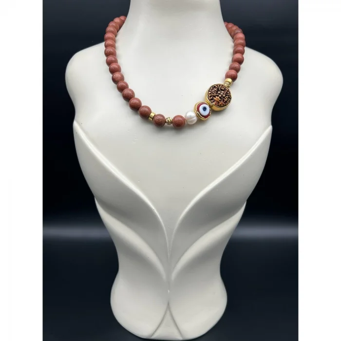 Yıldız Taşı Nazar Boncuk Kolye