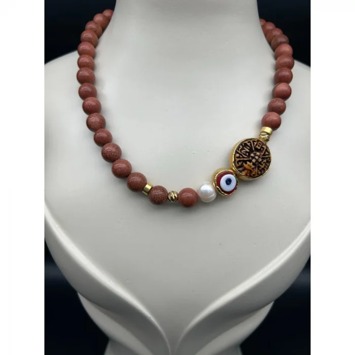 Yıldız Taşı Nazar Boncuk Kolye