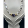 Ametist İnci Kolye